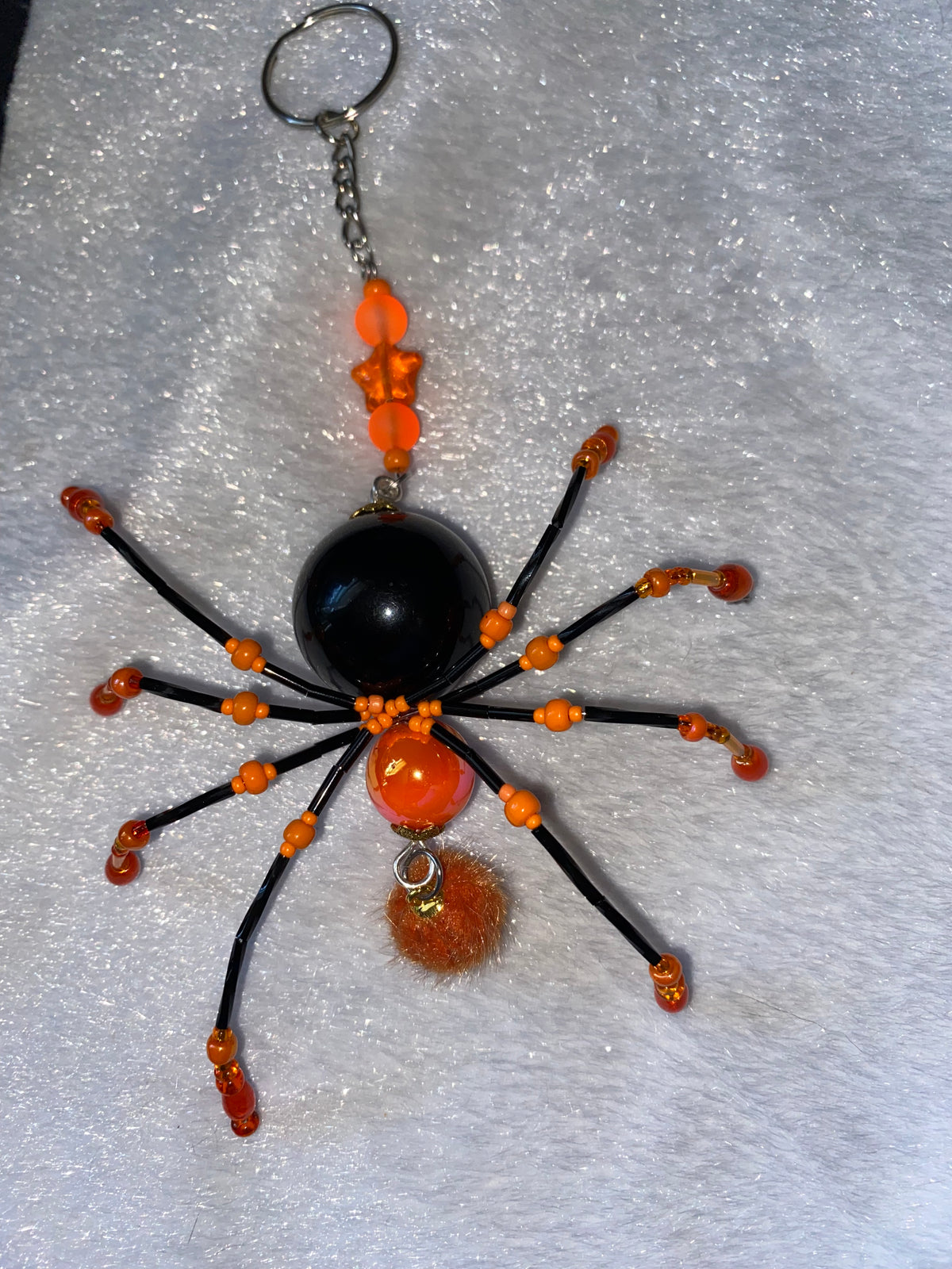 Large body beaded halloween spider