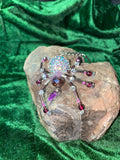 Purple crystal spider