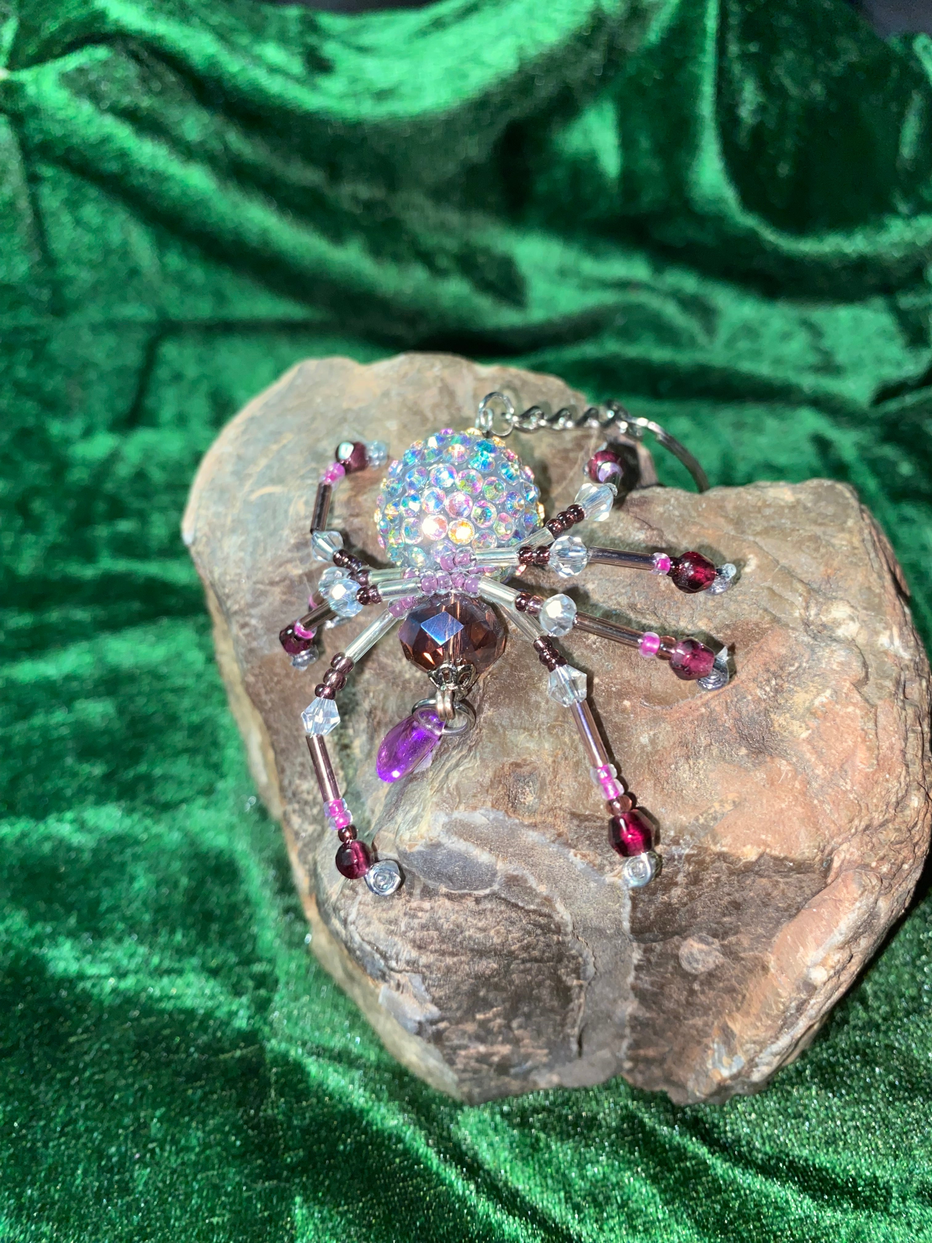 Purple crystal spider