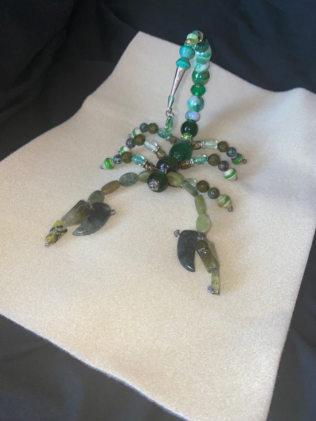 Green beaded scorpion