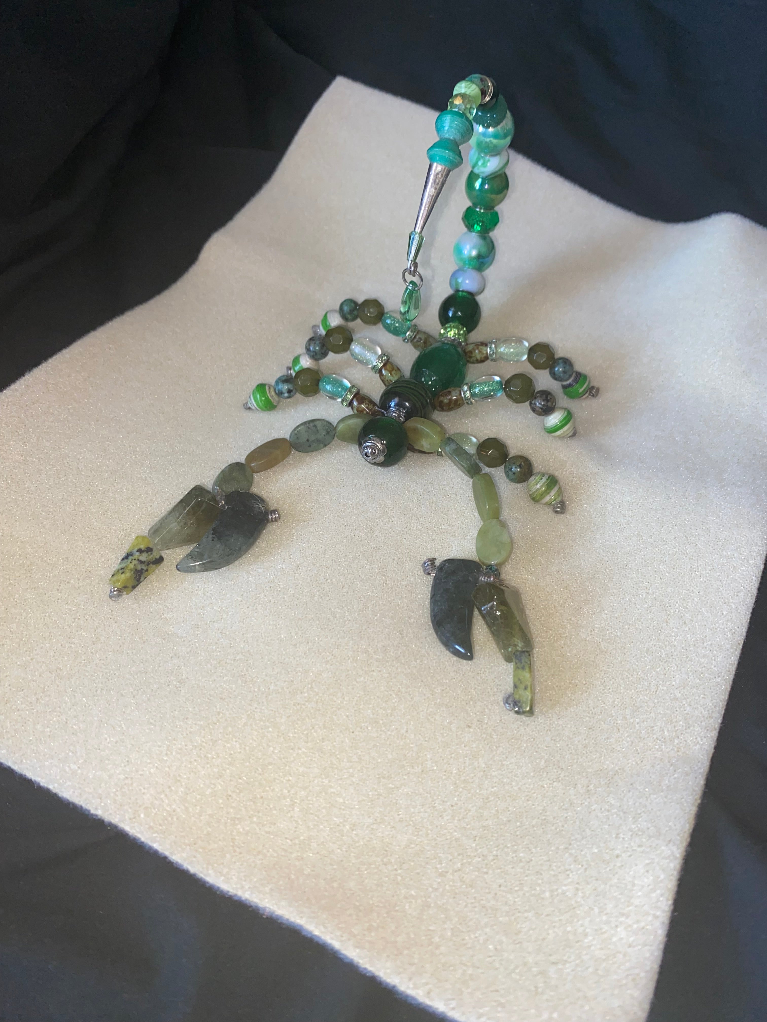 Green beaded scorpion